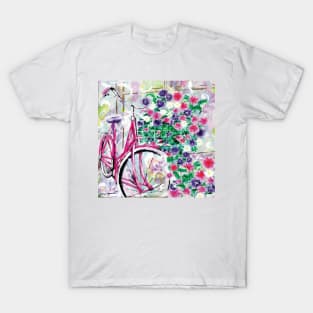 Bicycle with flowers T-Shirt